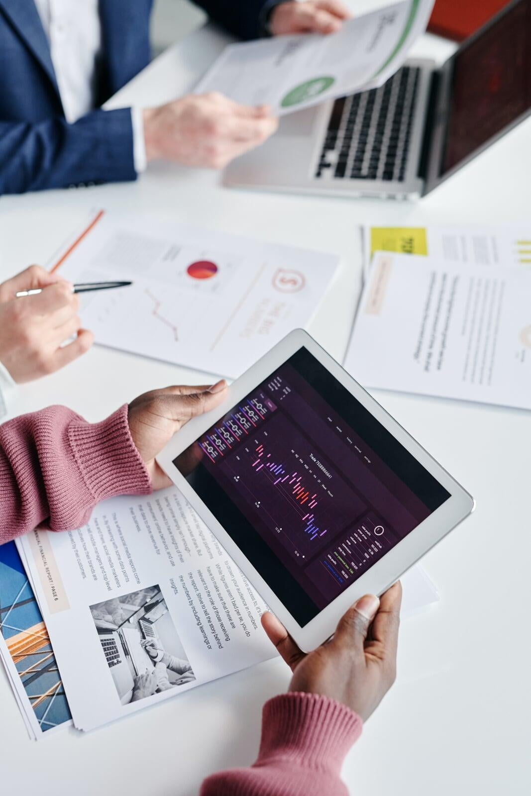 Online financial application